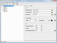 Flash Vista Style NavBar Menu Builder screenshot